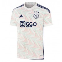 Camiseta Ajax Brian Brobbey #9 Segunda Equipación Replica 2023-24 mangas cortas